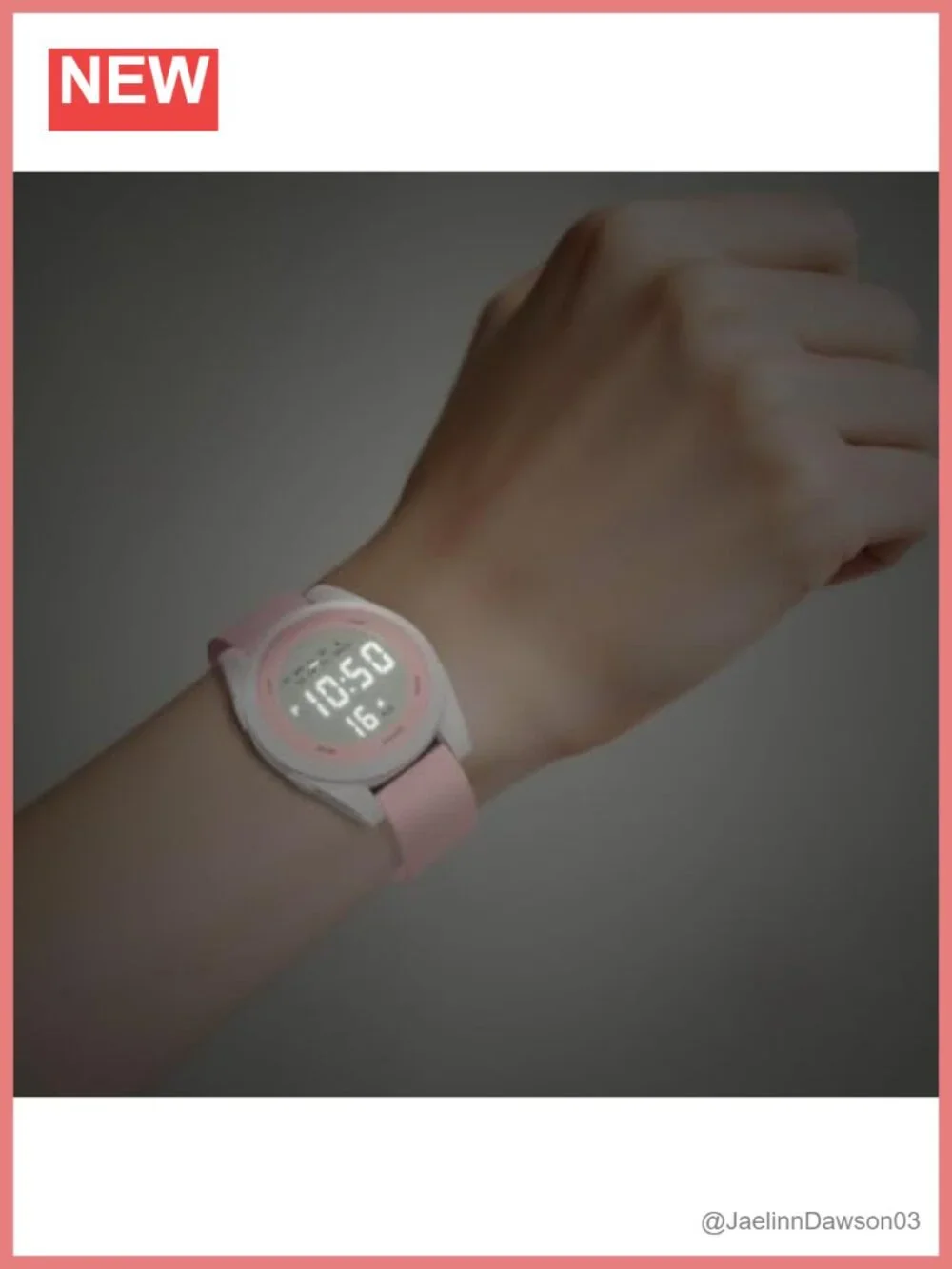 Water Resistant Digital Sports Watch with EL Backlight